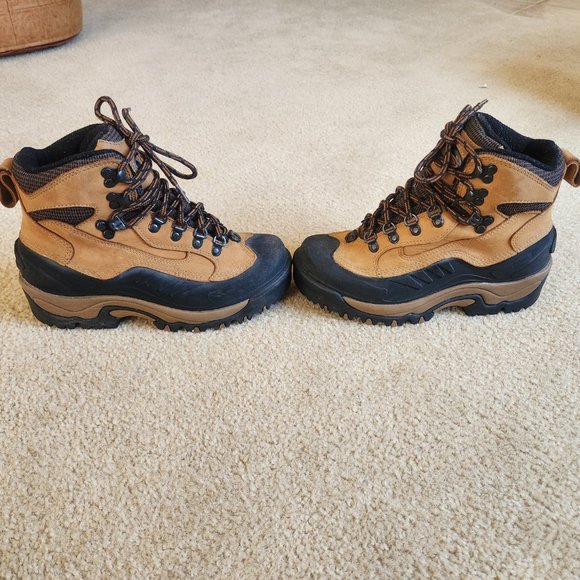 Vasque Arctic Brown Insulated Hiking Leather Snow Boots Winter - Picture 8 of 10